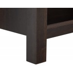 ROCKPOINT TV Stand Storage Media Console for TV's up to 65 Inches 58" with 4 Storage Shelves Mahogany Brown