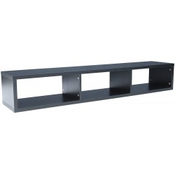Wall Mounted Media Console,Shallow Floating TV Console,TV Stand Component Shelf Storage Shelf for Living Room 60" Black