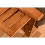 Kodiak Furniture Phoenix Futon Set with Linen Stone Mattress and Storage Drawers Full Barbados
