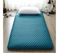 MYYNLI Soft Portable Sleeping Pad Foldable Roll Up Double Single Mattress Floor Recliner Bed Sofa Tatami Mattress Futon 4cm Thick Floor Mat Color : White Size : 90x200cm