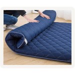 Tatami Floor Mattress Non-Slip Roll Up Thicken Japanese Futon Bed Sleeping Pad for Camping Guestroom Yoga Meditation Bedroom Dormitory,White,90200cm