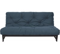 Trupedic x Mozaic - 12 inch Queen Size Standard Futon Mattress Frame Not Included | Basic Dusty Blue | Great for Kid's Rooms or Guest Areas Many Color Options