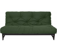 Trupedic x Mozaic - 8 inch Full Size Standard Futon Mattress Frame Not Included | Basic Jungle Green | Great for Kid's Rooms or Guest Areas Many Color Options