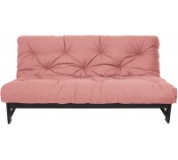 Trupedic x Mozaic - 8 inch Full Size Standard Futon Mattress Frame Not Included | Basic Coral Pink |Great for Kid's Rooms or Guest Areas Many Color Options