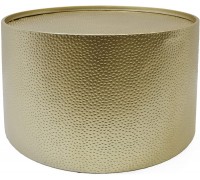 Christopher Knight Home 308945 Rache Modern Round Coffee Table with Hammered Iron Gold 26. 00” L x 26. 00” W x 17. 00” H