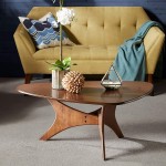 INK+IVY Triangle Wood Coffee Accent Tables See below Brown