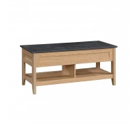 Sauder August Hill Lift-top Coffee Table L: 43.15" x W: 19.45" x H: 18.82" Dover Oak Finish