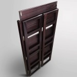 3-Shelf Folding Student Bookcase 20.75" Wide-Espresso