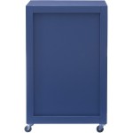 Linon Navy Blue Rolling Sadie File Cabinet