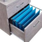 Techni Mobili Rollingg File Cabinet Regular gray