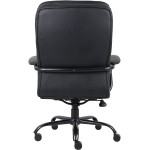 Boss Office Products Heavy Duty Double Plush CaressoftPlus Chair-400 Lbs Black