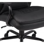 Boss Office Products Heavy Duty Double Plush CaressoftPlus Chair-400 Lbs Black