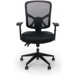 OFM ESS Collection 3-Paddle Ergonomic Mesh High-Back Task Chair with Arms and Lumbar Support 30.25in. D x 25.75in. W x 41in. 44.50in. H Black