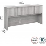 Bush Business Furniture HYH172PG-Z Desk Hutch 72W Platinum Gray