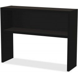 Lorell Modular Desk Series Black Stack Hutch