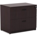 Alera Valencia Series 35-Inch by 22 by 29-1 2-Inch 2-Drawer Lateral File Mahogany