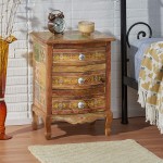 Christopher Knight Home Ailey NIGHTSTAND Natural + Multi-Colored