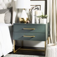 Safavieh Home Collection Estelle Nightstand Teal