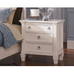 Signature Design by Ashley Prentice Cottage Quaint 3 Drawer Nightstand with Dovetail Construction White
