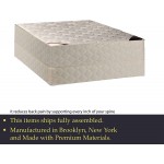 Greaton 14-Inch Firm Double sided Tight top Innerspring Mattress And 8" Metal Box Spring Foundation Set,Queen