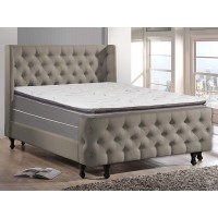 Greaton Soft Foam Encased Hybrid Pillowtop Innerspring Fully Assembled Mattress Good For The Back Queen Size