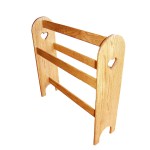 Quilt Rack Stand Hanging Shelf for the Floor Country Wooden Display Rack