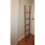 Rustic Ladder 72" Distressed Blanket Ladder Quilt Ladder Ladder Shelf Pot Rack Custom Build