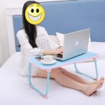 ShiSyan Laptop Bed Table Foldable Notebook Desk Breakfast Tray Reading Holder Sofa Couch Blue
