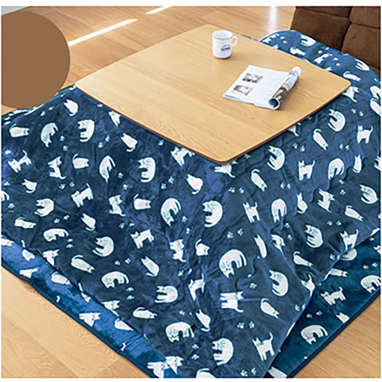 Z&HA Kotatsu Table 70.870.8in Kotatsu Futon Blanket 1 Piece Funto + 1 Piece Carpet Cotton Soft Quilt Suitable for Kotatsu Heating Table Provides You a warmful and Relaxing time