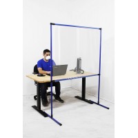 Featherlite Vinyl Room Divider Partitions by BenchPro. 40" H x 57" W x 24" D