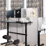Stand Steady ZipPanels Office Partition | Room Dividers | Three Zip Together Panels Provide Privacy and Reduce Ambient Noise in Workspace Classroom and Healthcare Dark Gray