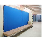 VERSARE VP6 Economical Rolling Room Divider | Durable Lightweight and Easily-Transportable Black 6' x 6' Canvas | Temporary Wall for Classrooms or Offices
