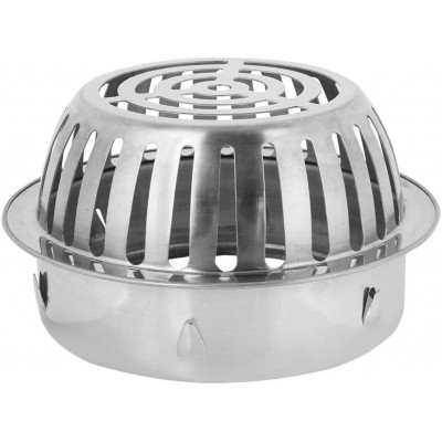 Floor Drain Stainless Steel Anti-Odor Waste Drain Sink Strainer for Bathroom Shower Room Outdoor Yard Balcony Use160mm Tube 6 inches