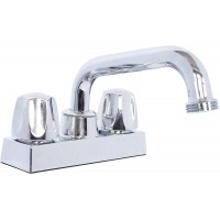 WMF-4225-1-L Utility Sink Laundry Faucet Double Handle with 3 4 Hose Thread Chrome Finish