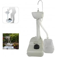 XUEBI Washing Table Portable Washing Station Mobile Freestanding Hand Wash Sink for Camping Caravans Outdoor Activities
