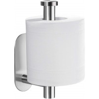 YIGII Toilet Paper Holder Self Adhesive Adhesive Toilet Roll Holder no Drilling for Bathroom Stainless Steel Brushed