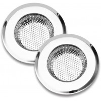 2 PCS Kitchen Sink Strainer Stainless Steel Sink Strainers Basket for Food Catcher 4.5" Diameter Large Sink Drain Strainers for Most Drains