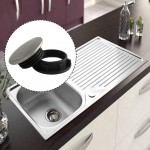 2Pcs Stainless Steel Kitchen Sink Tap Hole Cover Short Nut Kitchen Faucet Hole Cover Soap Dispenser Cover,1.2 to 1.6 Inch in Diameter