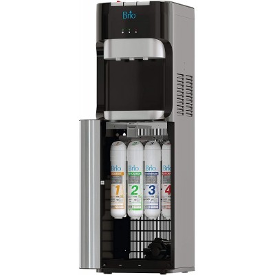 Brio Commercial Grade Bottleless Ultra Safe Reverse Osmosis Drinking Water Filter Water Cooler Dispenser-3 Temperature Settings Hot Cold & Room Water UL Energy Star Approved – Point of Use