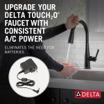 Delta Faucet A C Power Supply Adapter for Delta Touch Kitchen Sink Faucets with Touch2O Technology EP73954