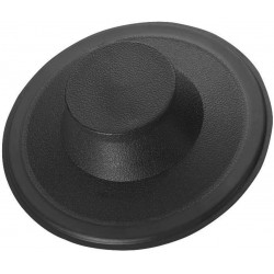 Essential Values Sink Stopper #STP-PL Black Plastic Sink Drain Stopper Replacement Garbage Disposal Drain Stopper | Kitchen Sink Drain for Kohler Insinkerator & Waste King