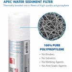 APEC FILTER-SET-PH US MADE 90 GPD Replacement Filter Set for ULTIMATE Series Alkaline Reverse Osmosis Water Filter System Stage 1-3&6