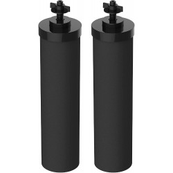 FilterLogic Water Filter Replacement for BB9-2 Black Purification Elements and Gravity Filter System Waterdrop King Tank Series Pack of 2