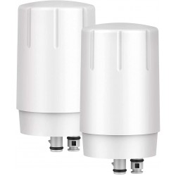GLACIER FRESH Water Filter Faucet Replacement Replacement for Brita Faucet Filter Brita 36311 On Tap Water Filter Compatible with Brita FR-200 FF-100 and All Brita Tap Water Filters Pack of 2）