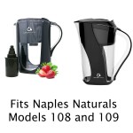 Naples Naturals NAPLES-1089-BLKX1 1-Pack 1089F Alkaline Water Pitcher Filter Replacement Cartridge Black 1 X Model BLACK 1089