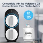 Waterdrop WD-G2CF Filter Replacement for WD-G2-B WD-G2-W WD-G2P600-W Reverse Osmosis System,12-month Lifetime