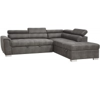 ACME Furniture Thelma Sleeper and Ottoman Sectional Sofa Grey