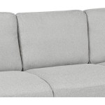 Merax Upholstered Sofas 3-Seat Sofa for Living Room Modern Design Couch Living Room Furniture Sofa Linen Fabric Sofa