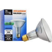 SYLVANIA 16156 4-pack Capsylite Long Neck Halogen Bulb Dimmable PAR30 Reflector Wide Flood Light 50W replacement Medium Base E26 39 W 2850K – warm white
