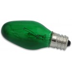 120V 15W Green Night Light Bulb for Scentsy Warmer Nightlight by Lumenivo – 15 Watt Wax Melter Light Bulbs – C7 Bulbs Green Christmas Bulbs Christmas Light Replacement Bulbs Colored – 10 Bulbs